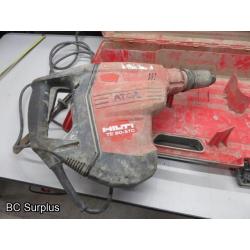 Q-620: Hilti TE80-ATC Electric Hammer Drill with Case