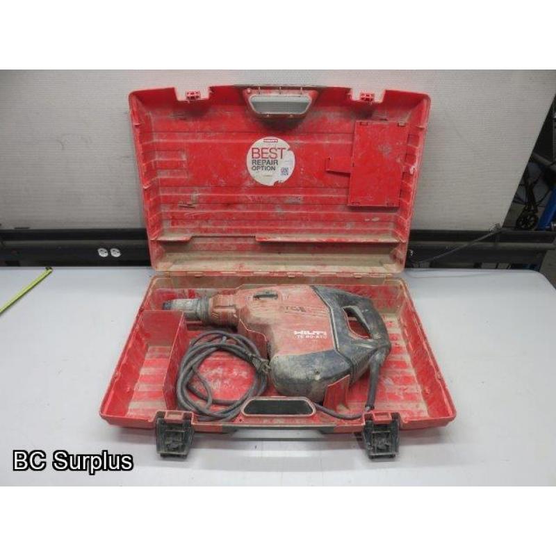 Q-620: Hilti TE80-ATC Electric Hammer Drill with Case