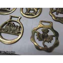 Q-596: Vintage Horse Brass – 15 Items