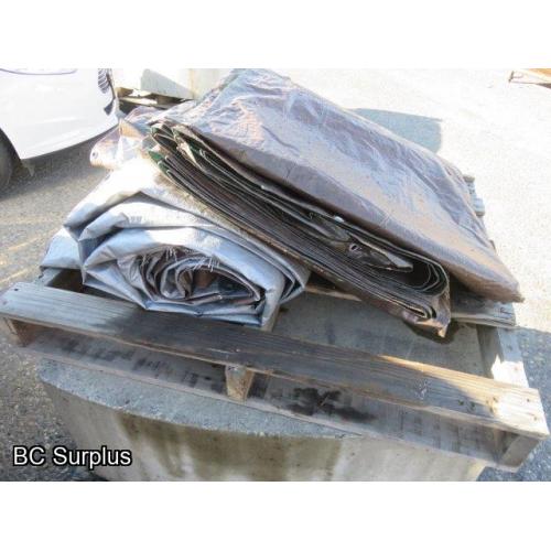 Q-623: Heavy Duty Large Tarps – 2 Items