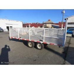 R-1003: 2001 Custom-Built T/A Commercial Trailer – 21 Ft.