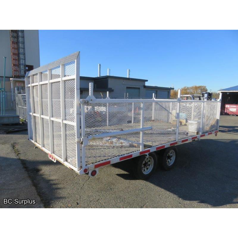 R-1003: 2001 Custom-Built T/A Commercial Trailer – 21 Ft.