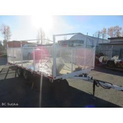 R-1003: 2001 Custom-Built T/A Commercial Trailer – 21 Ft.