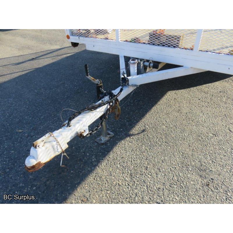 R-1003: 2001 Custom-Built T/A Commercial Trailer – 21 Ft.