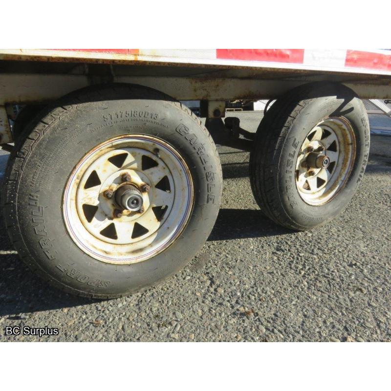 R-1003: 2001 Custom-Built T/A Commercial Trailer – 21 Ft.