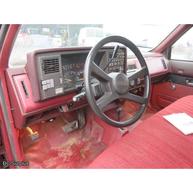 R-1005: 1991 GMC Sierra SLX 1500 4X4 Pick-Up – 458846 kms