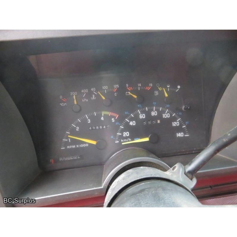 R-1005: 1991 GMC Sierra SLX 1500 4X4 Pick-Up – 458846 kms