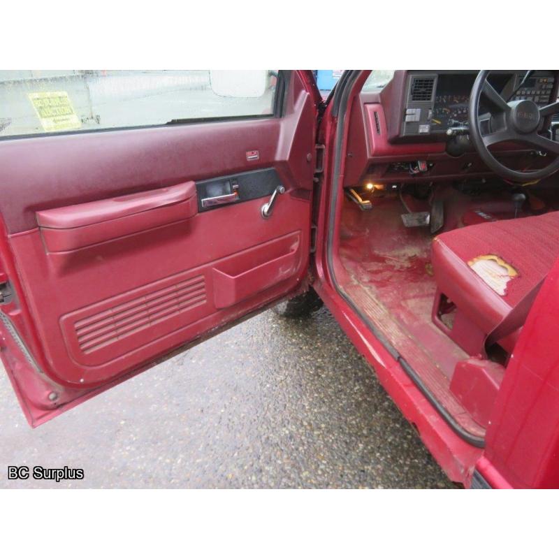 R-1005: 1991 GMC Sierra SLX 1500 4X4 Pick-Up – 458846 kms