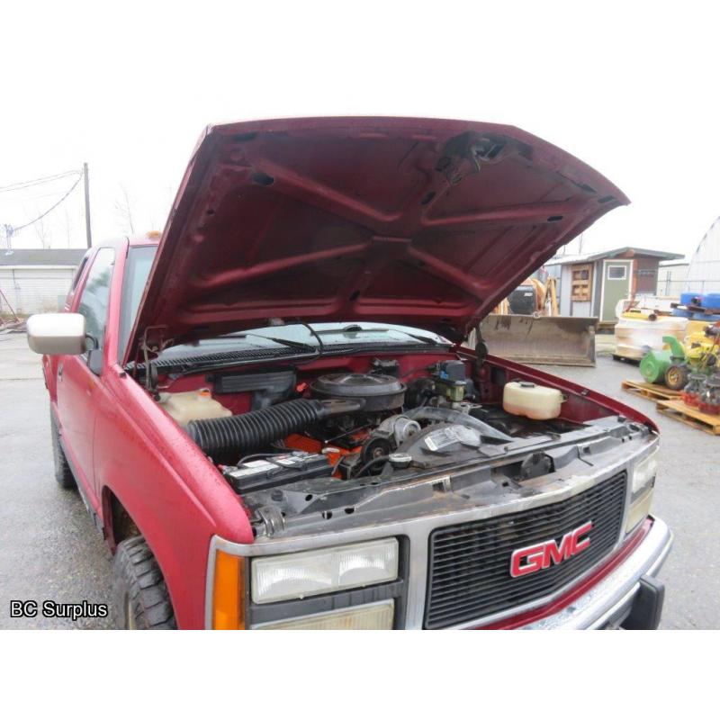 R-1005: 1991 GMC Sierra SLX 1500 4X4 Pick-Up – 458846 kms