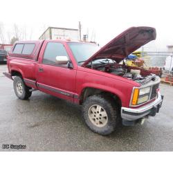 R-1005: 1991 GMC Sierra SLX 1500 4X4 Pick-Up – 458846 kms