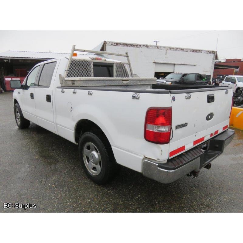 R-1007: 2008 Ford F150 XLT Crew Cab Pick-Up – 98666 kms