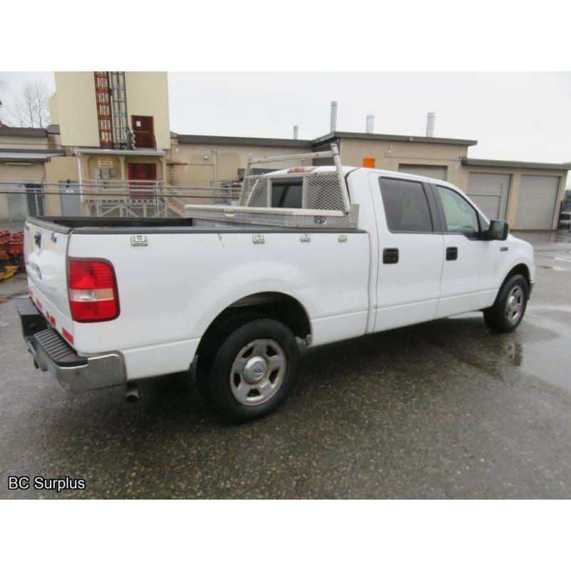 R-1007: 2008 Ford F150 XLT Crew Cab Pick-Up – 98666 kms