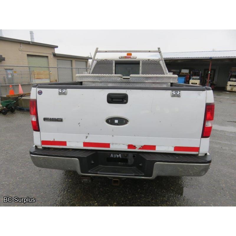 R-1007: 2008 Ford F150 XLT Crew Cab Pick-Up – 98666 kms