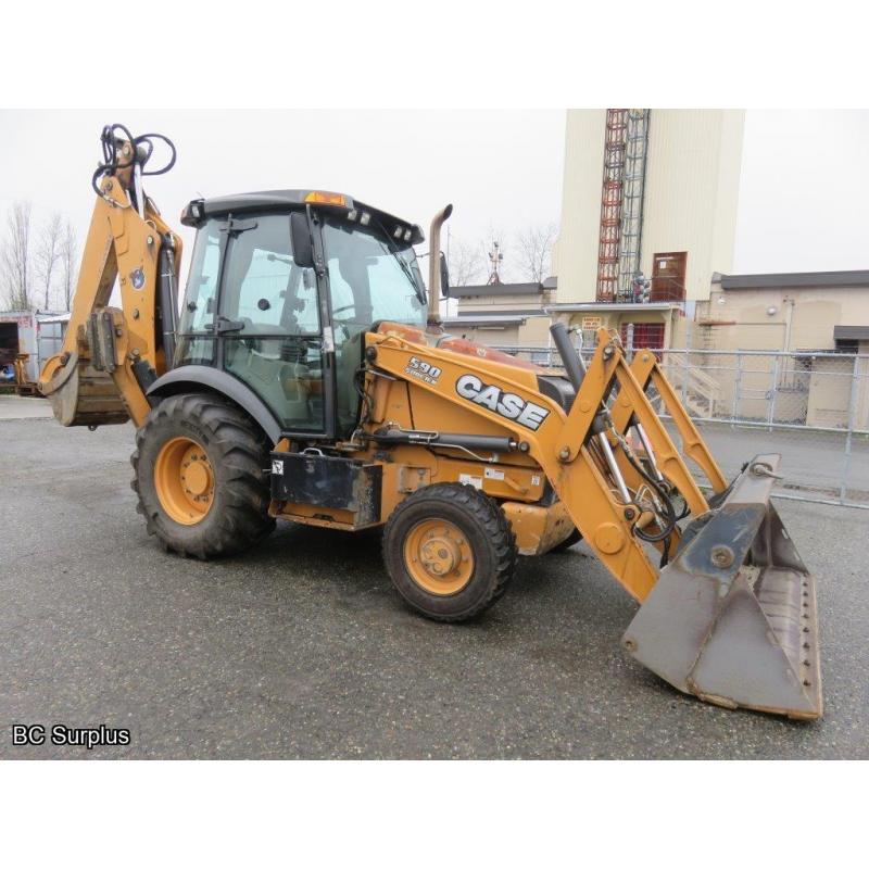 R-1010: 2013 Case 590 Super N 4x4 Backhoe/Loader – 8574 hrs