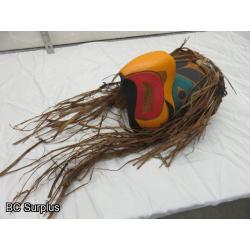 R-8: Carved Indigenous Mask - “Eagle” - Signed