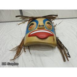 R-9: Carved Indigenous Mask – Unsigned