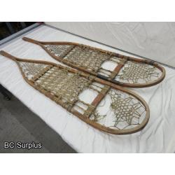 R-16: Vintage Faber Snowshoes – No Bindings