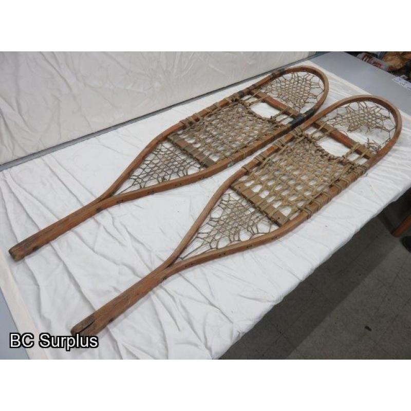 R-16: Vintage Faber Snowshoes – No Bindings