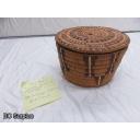 R-22: Salish Cherry & Reed Sewing Basket