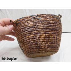 R-26: Berry Basket – Hand Woven – Vintage