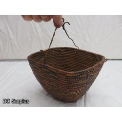 R-26: Berry Basket – Hand Woven – Vintage