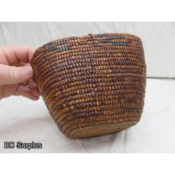 R-26: Berry Basket – Hand Woven – Vintage