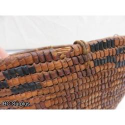 R-26: Berry Basket – Hand Woven – Vintage