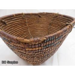 R-26: Berry Basket – Hand Woven – Vintage