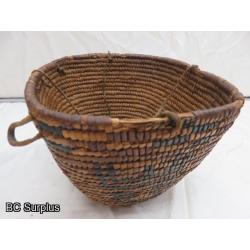 R-26: Berry Basket – Hand Woven – Vintage