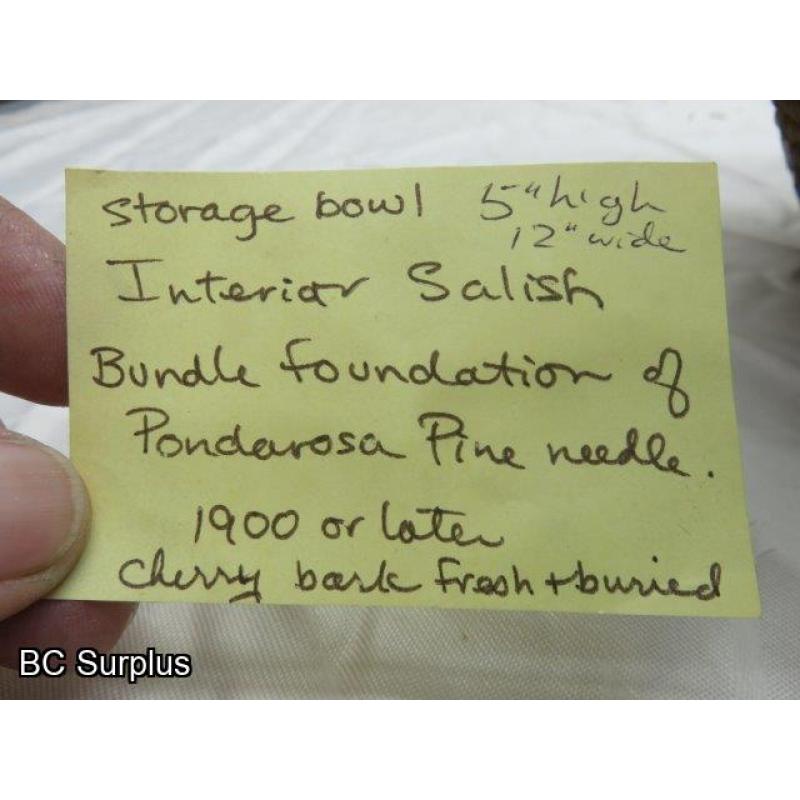 R-29: Salish Storage Bowl – Vintage