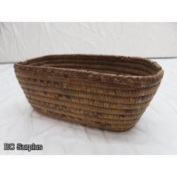 R-30: Salish-Style Storage Basket – Vintage