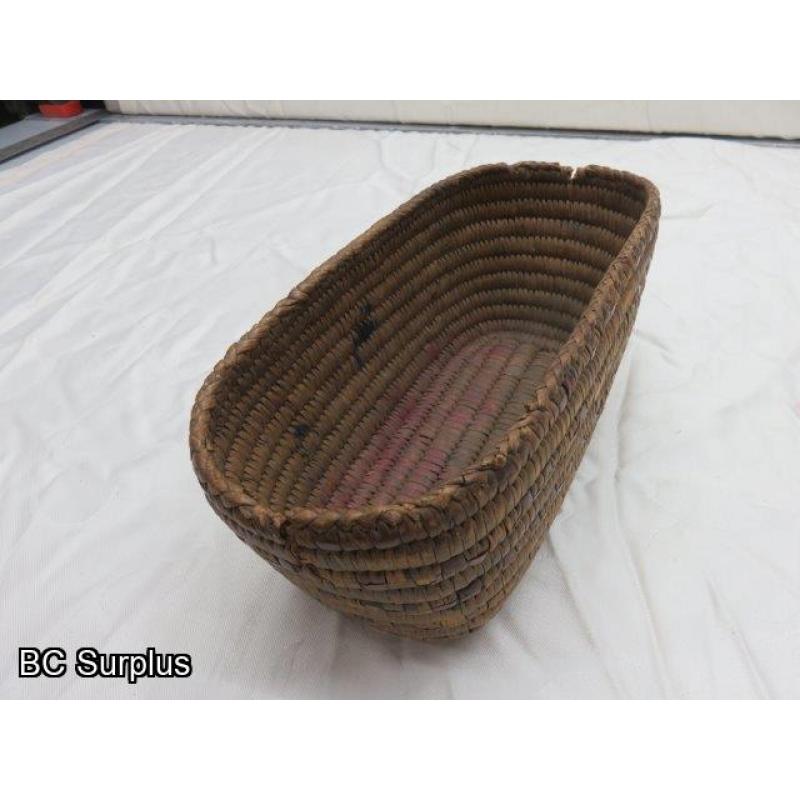 R-30: Salish-Style Storage Basket – Vintage