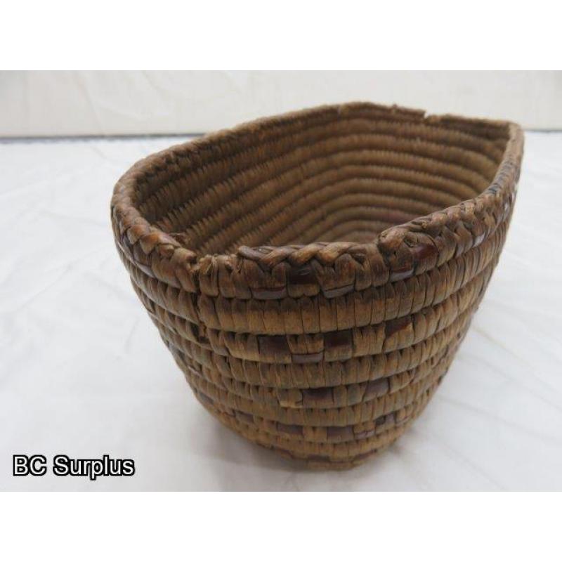 R-30: Salish-Style Storage Basket – Vintage