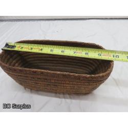 R-30: Salish-Style Storage Basket – Vintage