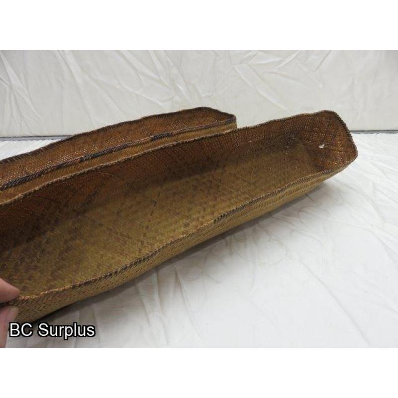 R-31: Vintage Fish Storage Baskets – 2 Items