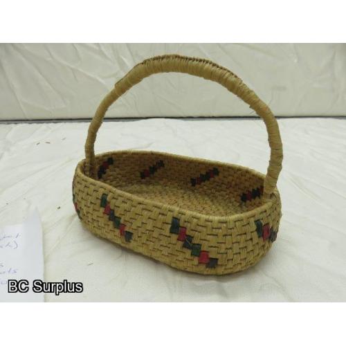 R-32: Salish-Style Trading Basket with Handle