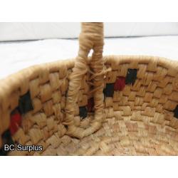 R-32: Salish-Style Trading Basket with Handle