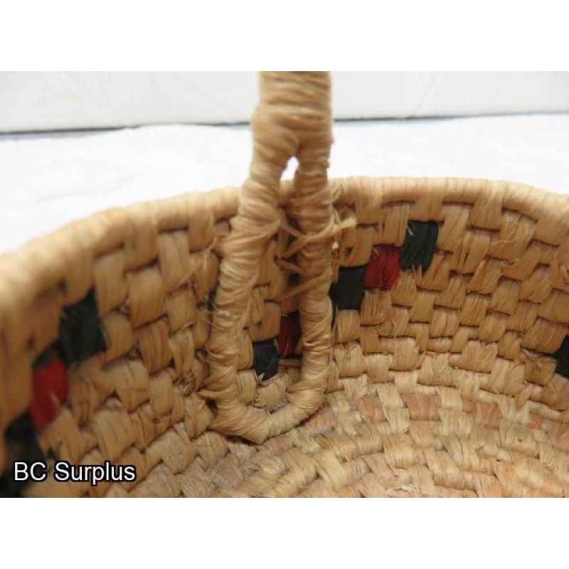 R-32: Salish-Style Trading Basket with Handle