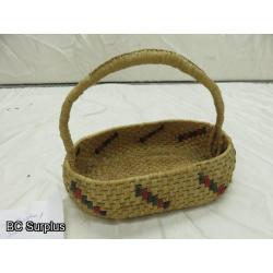 R-32: Salish-Style Trading Basket with Handle