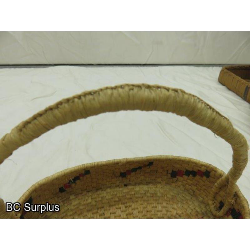 R-32: Salish-Style Trading Basket with Handle