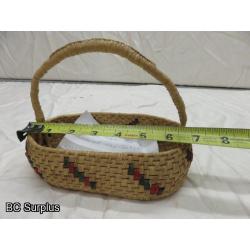 R-32: Salish-Style Trading Basket with Handle