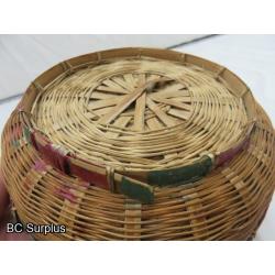 R-36: Lidded Storage Basket – Vintage