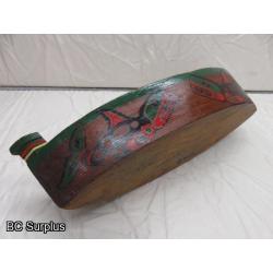 R-37: Hand Carved Indigenous Canoe