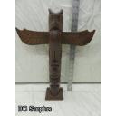 R-44: Hand Carved Vintage Totem Pole