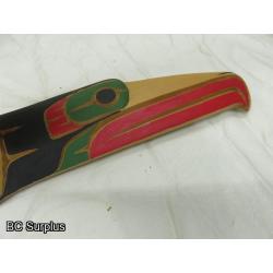 R-47: Indigenous Carving - “Hauk & Hauk Man” - Signed