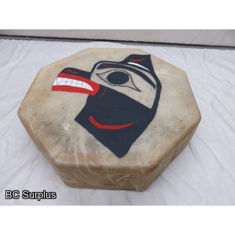 R-50: Indigenous Painted Drum – Eagle