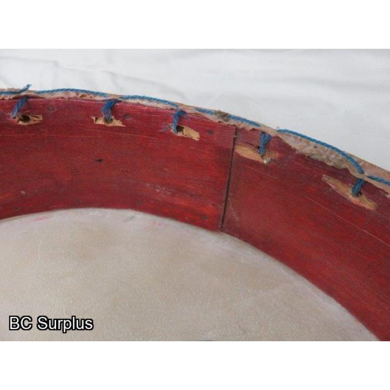 R-51: Indigenous Painted Drum – Grizzly Bear