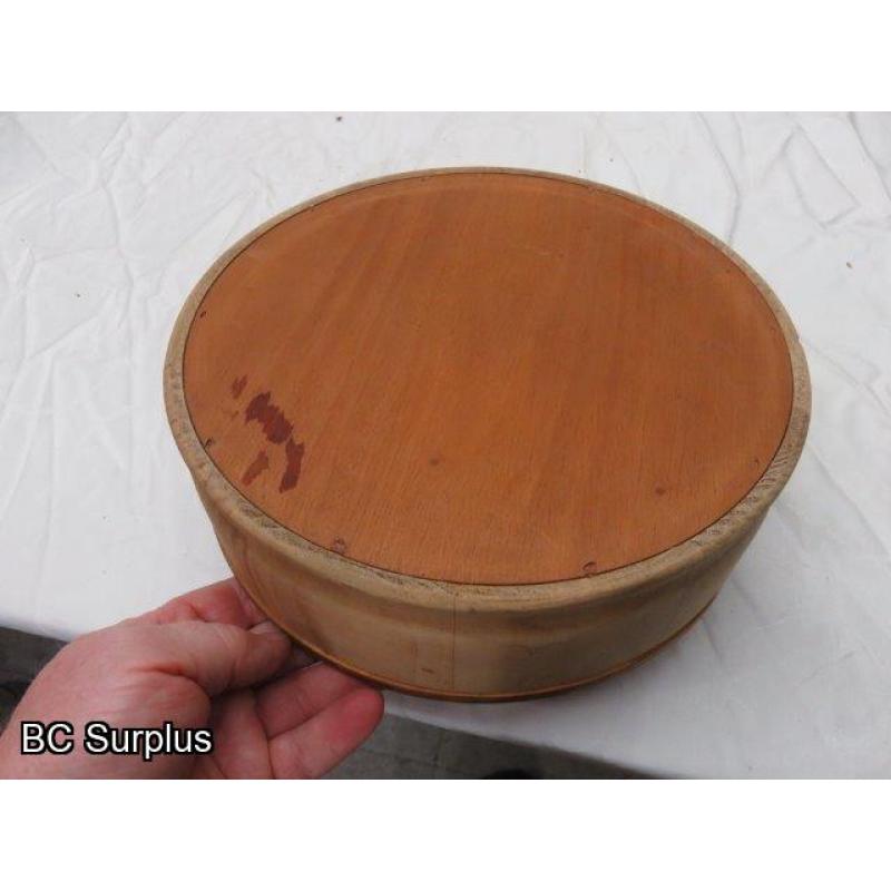 R-52: Indigenous Salmon Carved Cedar Drum Box