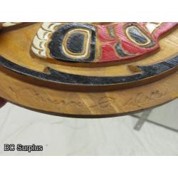 R-52: Indigenous Salmon Carved Cedar Drum Box