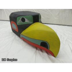 R-53: Carved Indigenous Eagle Mask